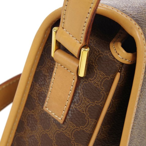 CELINE Macadam Ring Motif Cross Body Shoulder Bag - Picture 4 of 11